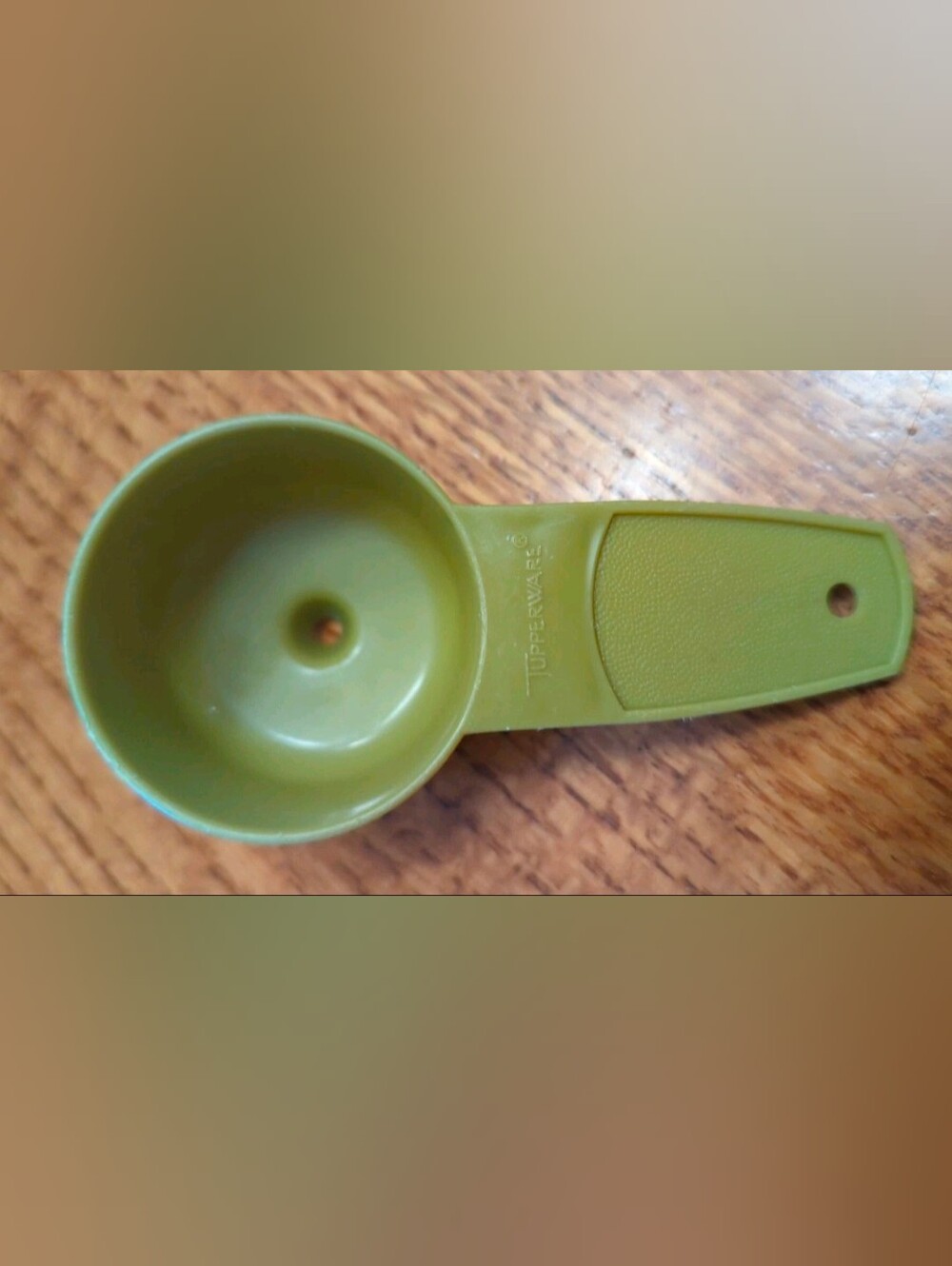 Vintage Tupperware Kitchen Gadget 877 Avocado Green Small Mini Funnel 877-5